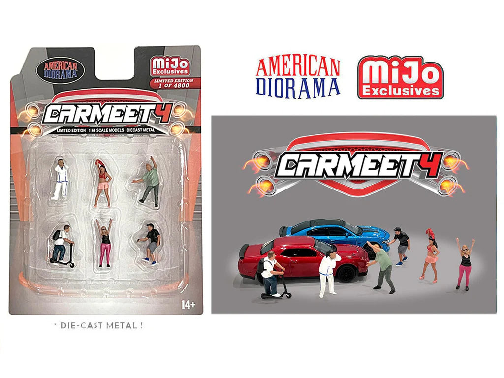American Diorama 1/64 Figures Set - Carmeet 4 - MIJO Exclusives