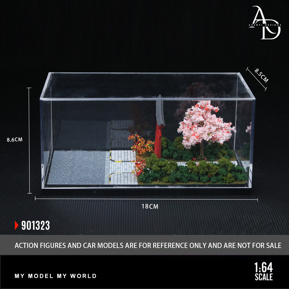 Torii Arch Scene - 1/64 LED Diorama - Hot Wheels Display