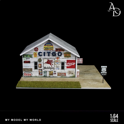 Aventi Designs American Factory - 1/64 LED Diorama - Hot Wheels Display