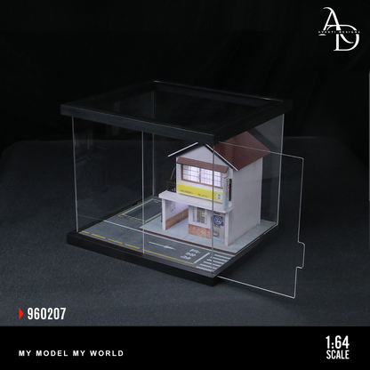 Aventi Designs Street Corner Scene 7 - 1/64 LED Diorama - Hot Wheels Display