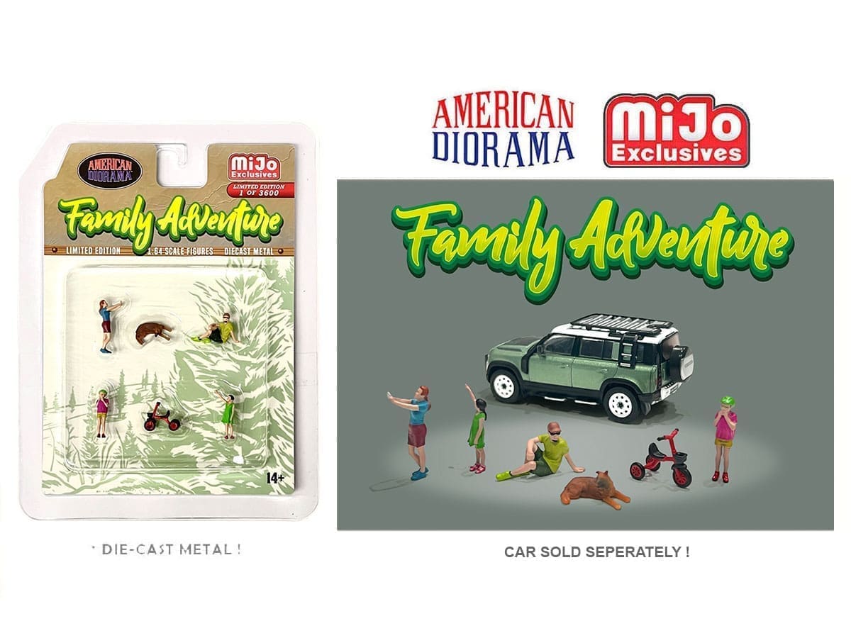 American Diorama 1:64 Family Adventure Set – MiJo Exclusives