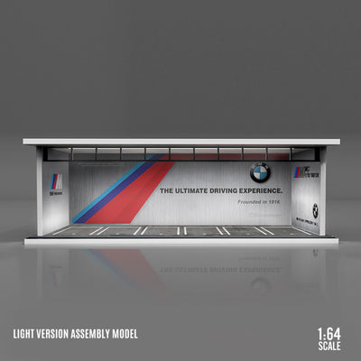 Hot Wheels Display Case - 1/64 LED Garage - Car Brands