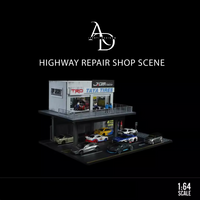 Aventi Designs Highway Repair Shop - 1/64 LED Diorama - Hot Wheels Dis