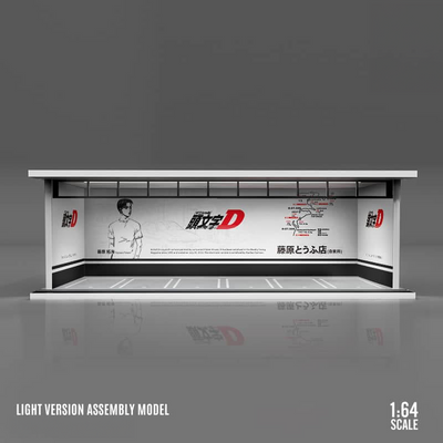 Hot Wheels Display Case - 1/64 LED Garage - Sponsors