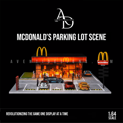 Aventi Designs McDonald's - 1/64 LED Diorama - Hot Wheels Display