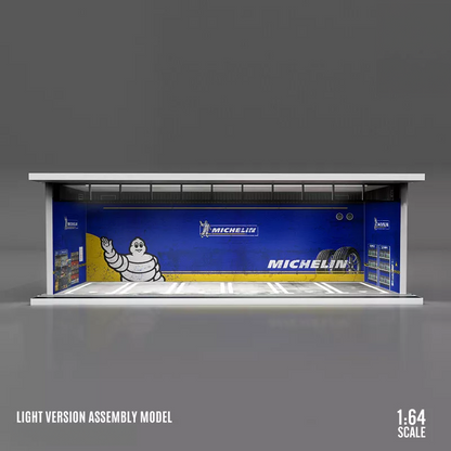 Hot Wheels Display Case - 1/64 LED Garage - Sponsors