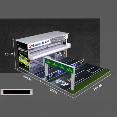 [LAST 5 REMAINING] 24 Hours of Le Mans Endurance - 1/64 LED Diorama - Hot Wheels Displ