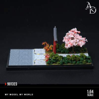 Torii Arch Scene - 1/64 LED Diorama - Hot Wheels Display