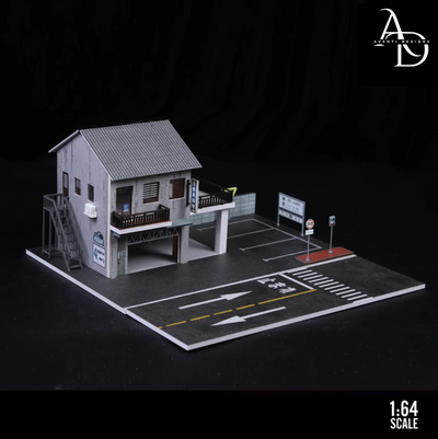 Aventi Designs Japanese Auto Repair - 1/64 LED Diorama - Hot Wheels Display
