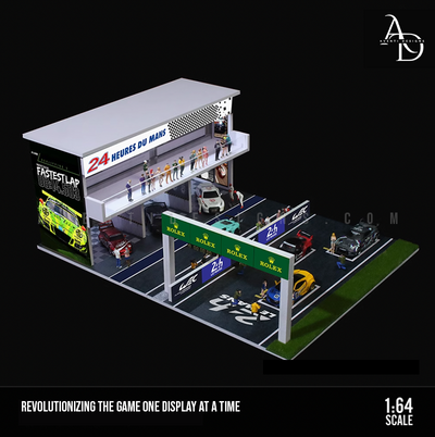 [LAST 5 REMAINING] 24 Hours of Le Mans Endurance - 1/64 LED Diorama - Hot Wheels Displ