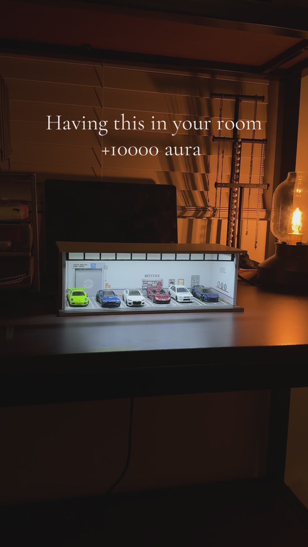 Aventi Designs 1/64 Scale LED Hot Wheels Garage Display