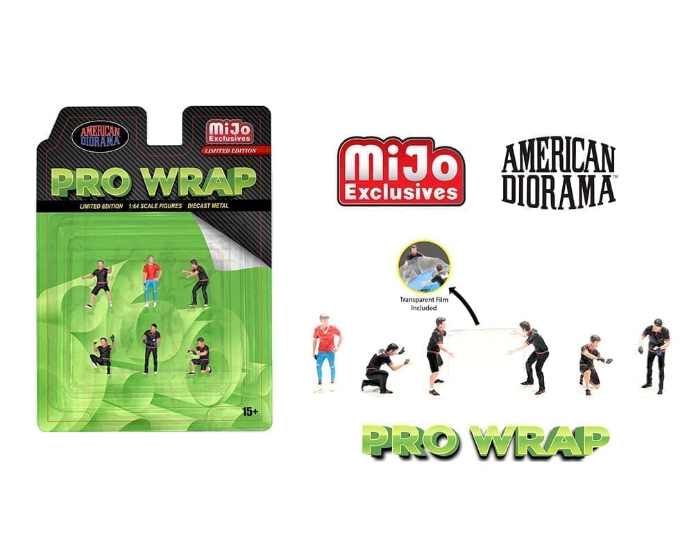 American Diorama 1:64 Figures Pro-Wrap Set – Mijo Exclusives