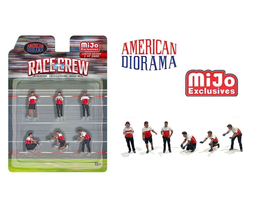 American Diorama 1:64 Race Crew Figures – MiJo Exclusives Limited Edition