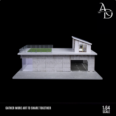 Aventi Designs Sunroom Scene - 1/64 LED Diorama - Hot Wheels Display