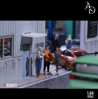 Aventi Designs Yokohama Repair Shop - 1/64 LED Diorama - Hot Wheels Display